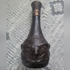 Deadhead Rum Sculpted Face 10 Year Bottle - Unique Decorative Liquor Bottle